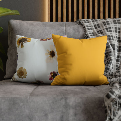 Faux Suede Square Pillowcase