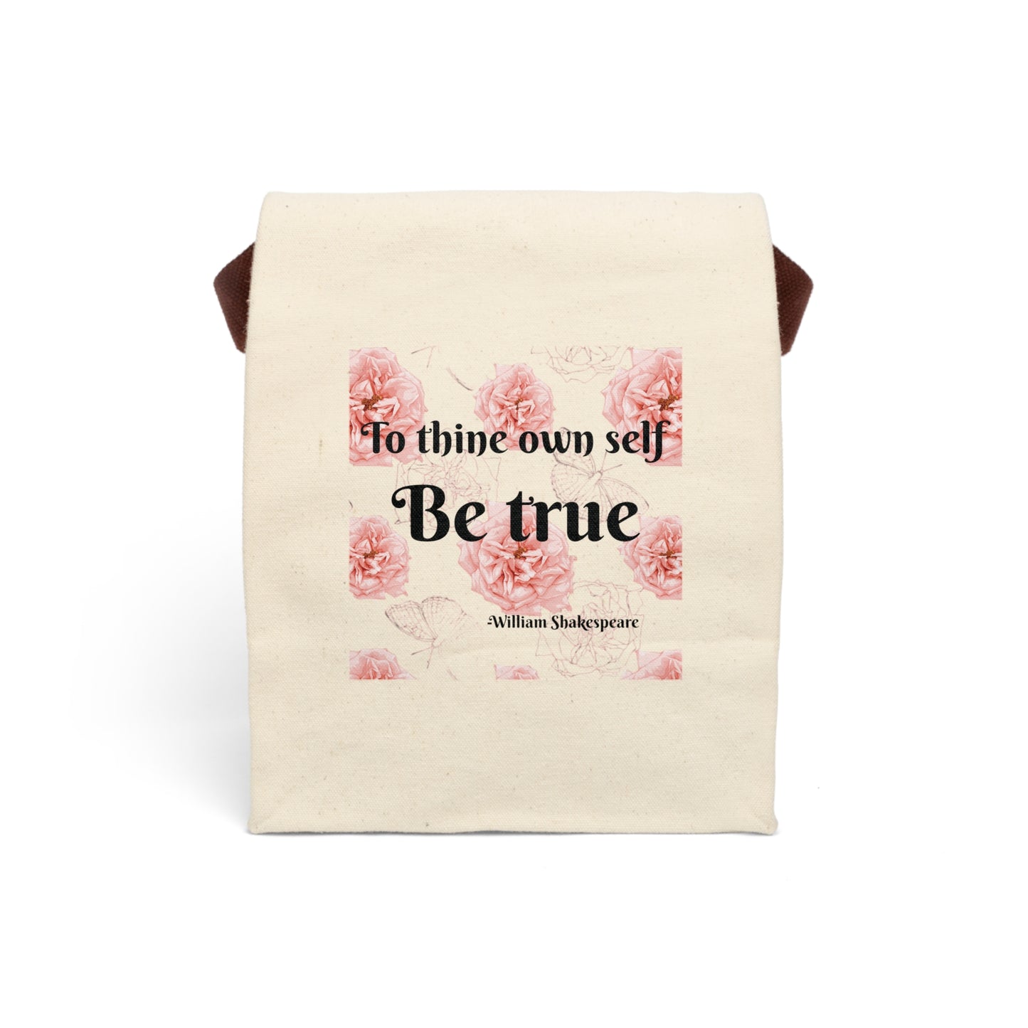Canvas Lunch Bag With Strap