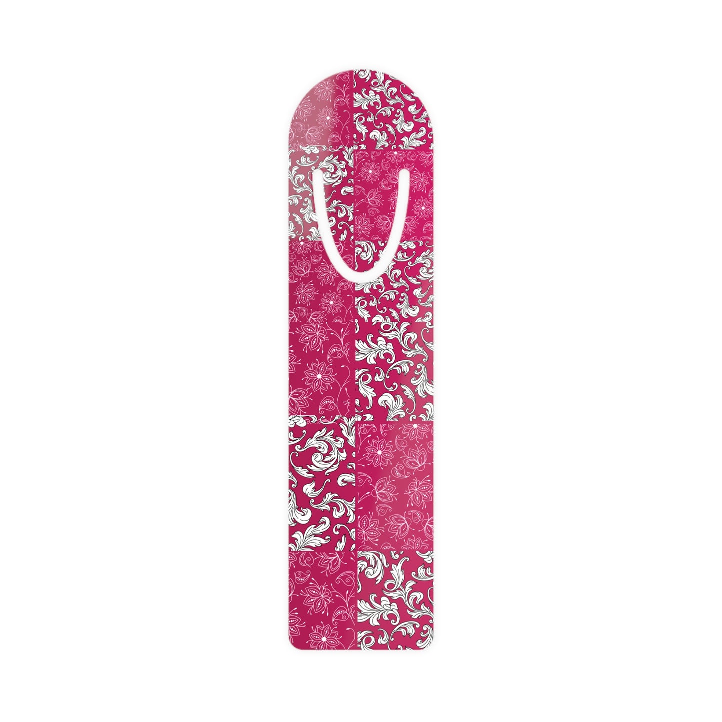 Fuschia Patchwork Bookmark