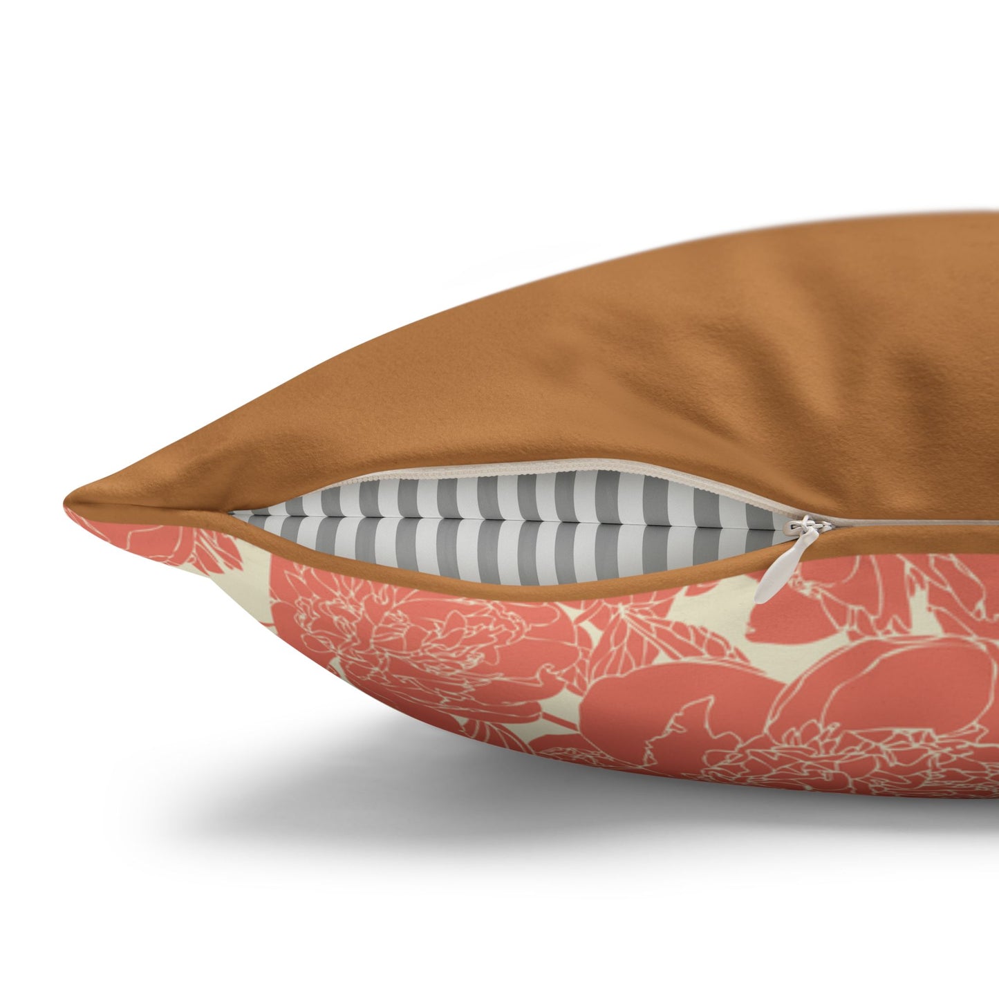 Faux Suede Square Pillowcase