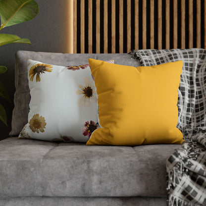 Faux Suede Square Pillowcase