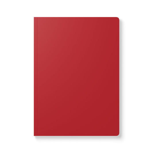 Fire Engine Red Softcover Notebook