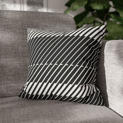 Faux Suede Square Pillowcase