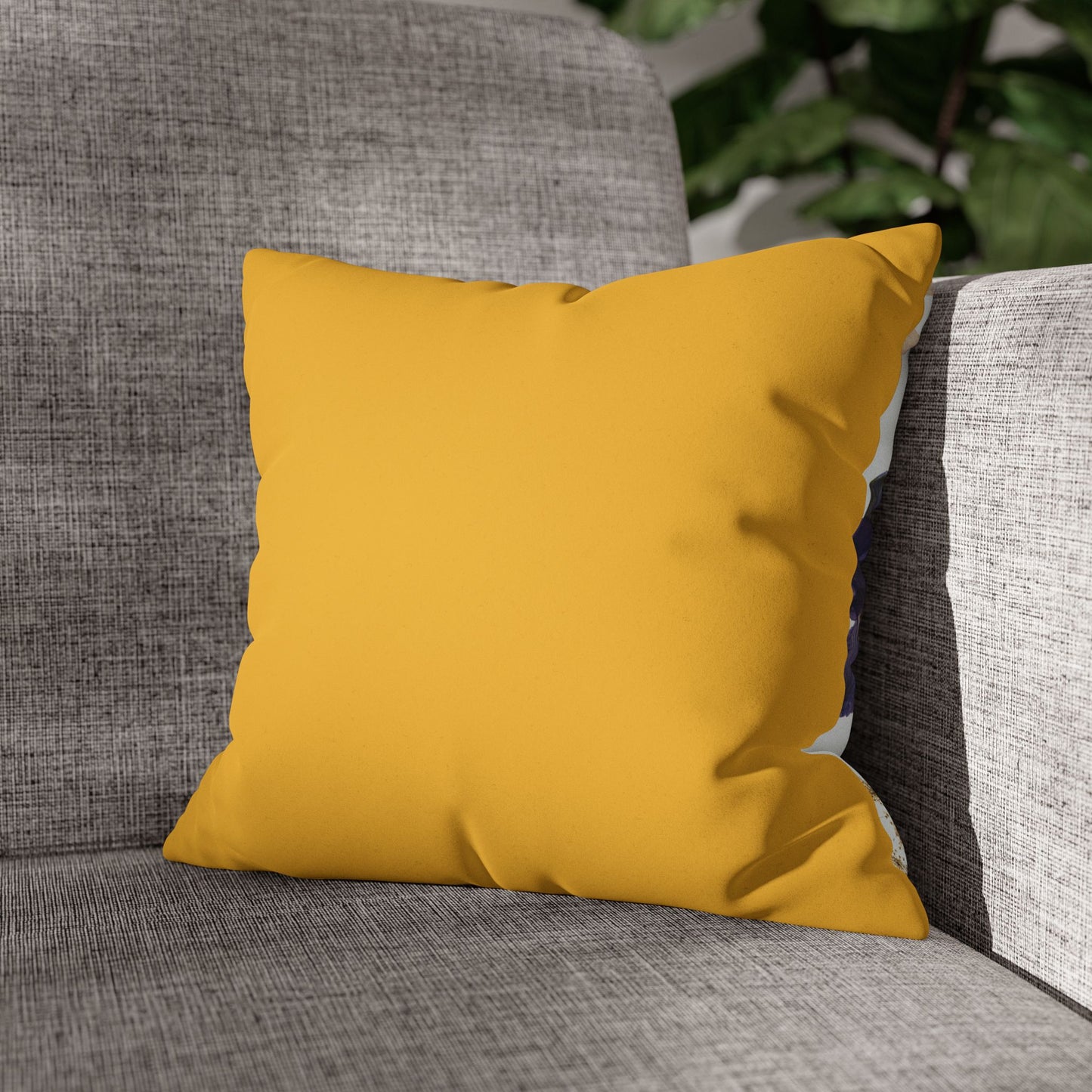 Faux Suede Square Pillowcase