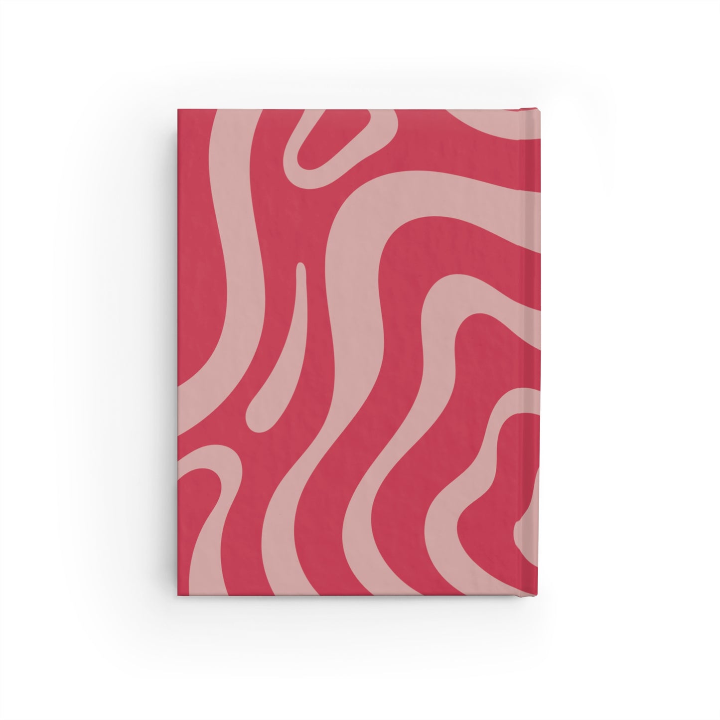 Pink & Blue Rose Journal Book - Ruled Line