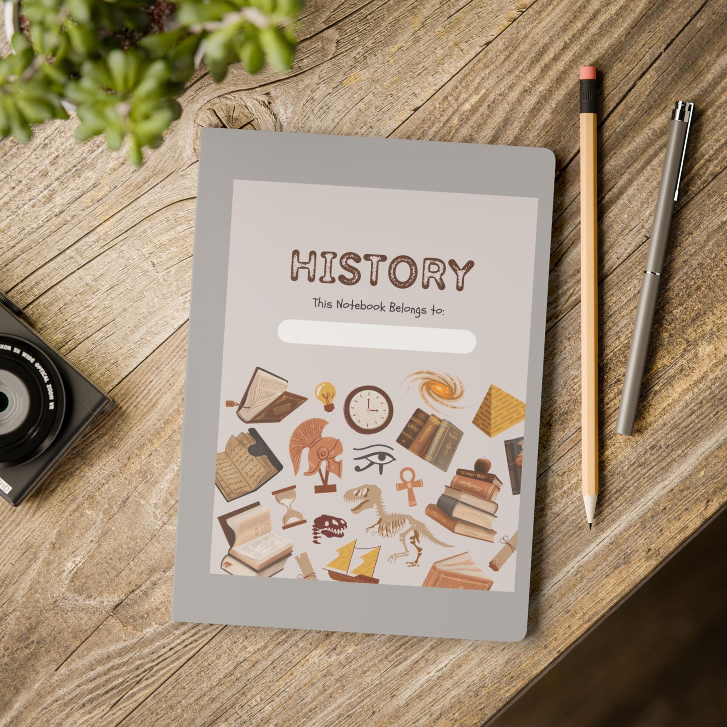 History Softcover Notebook