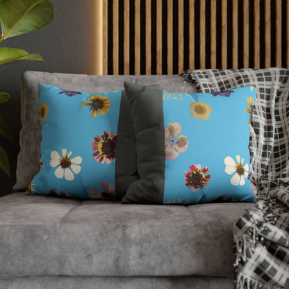 Faux Suede Square Pillowcase