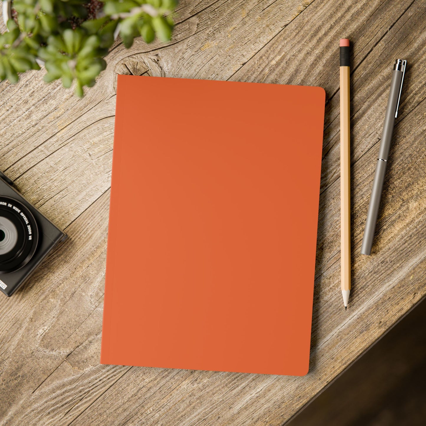 Tangerine Orange Softcover Notebook