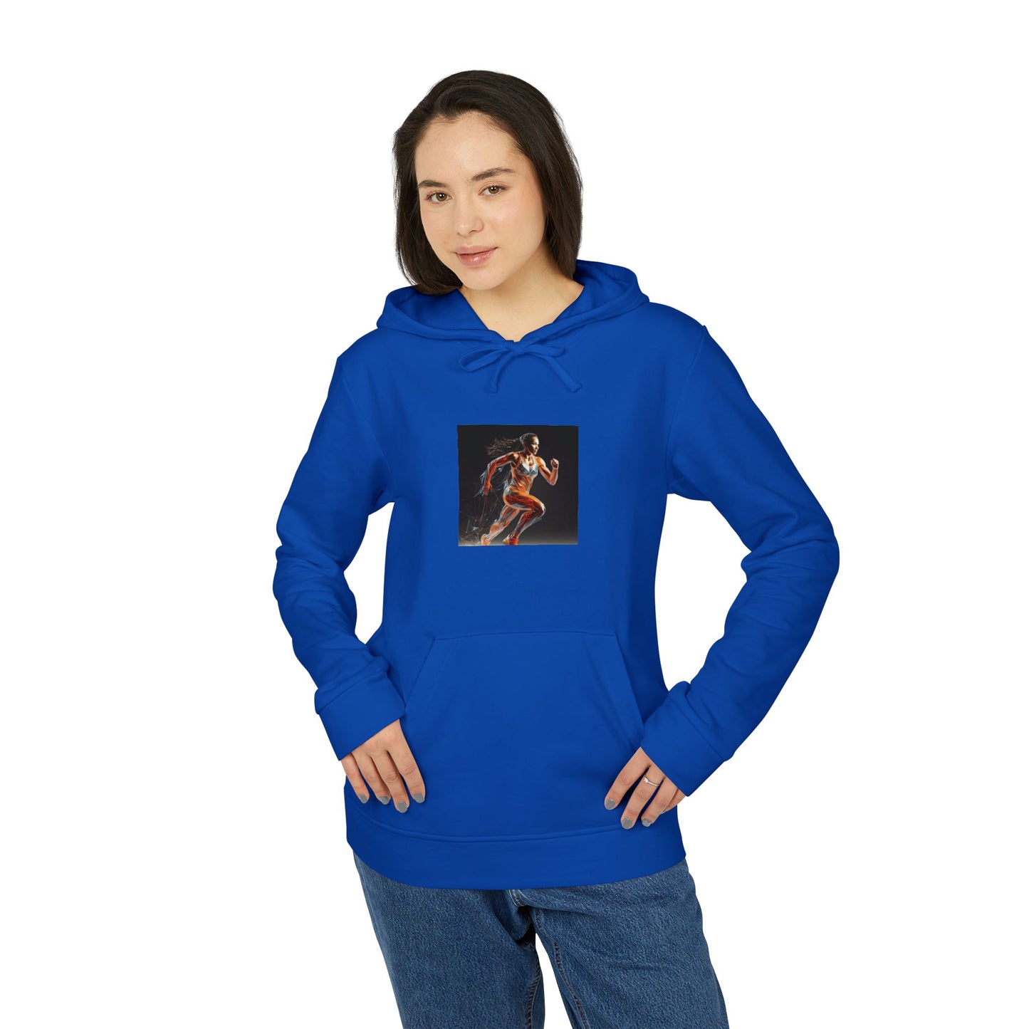 Women Adidas Unisex Fleece Hoodie