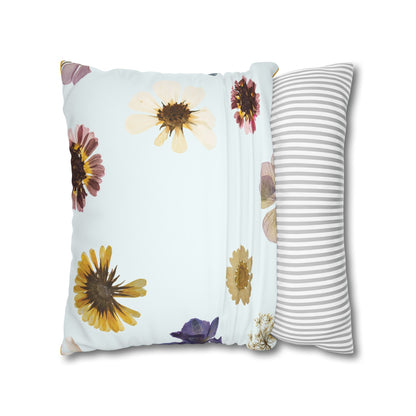 Faux Suede Square Pillowcase