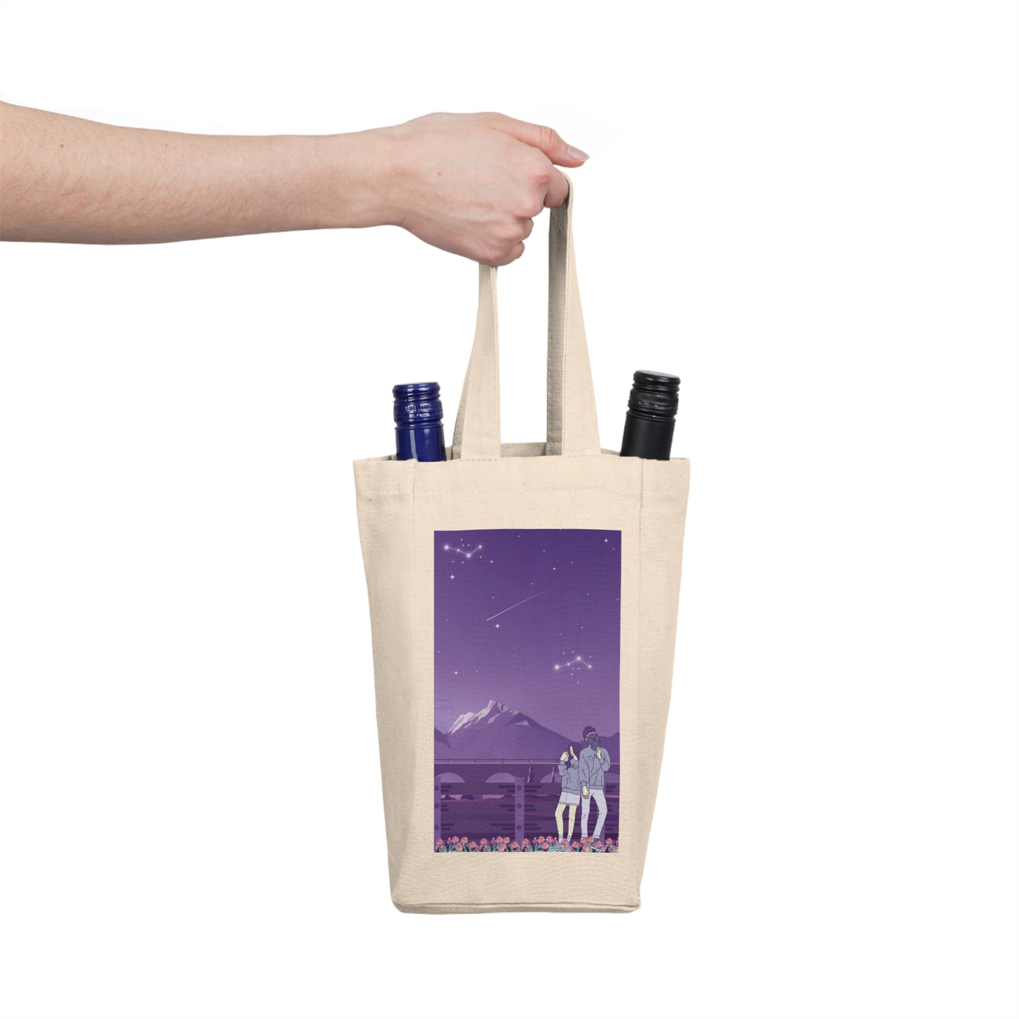 Double Wine Tote Bag
