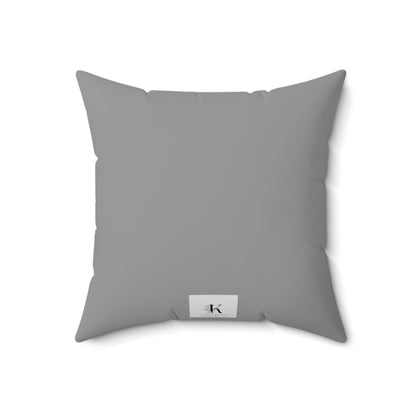 Faux Suede Square Pillow