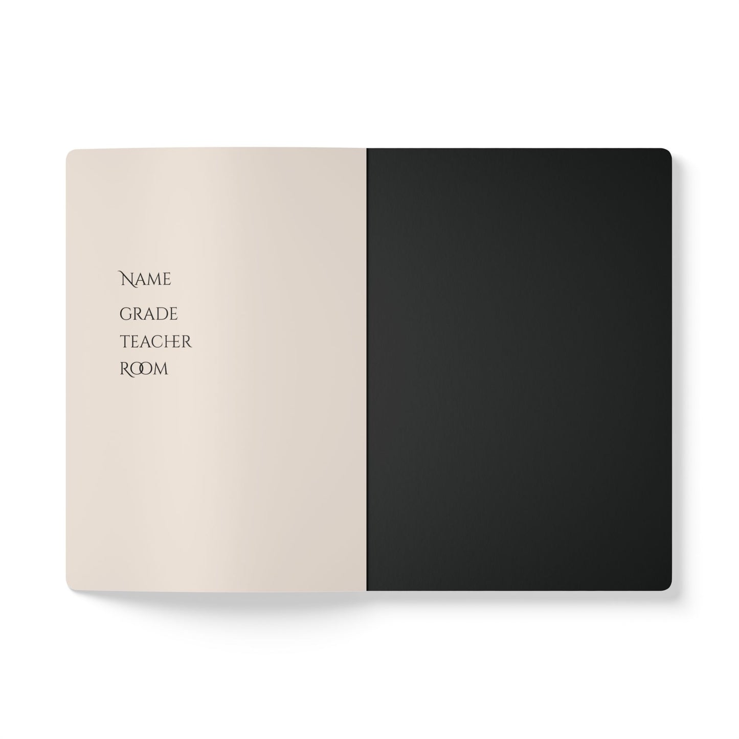 Black Softcover Notebook
