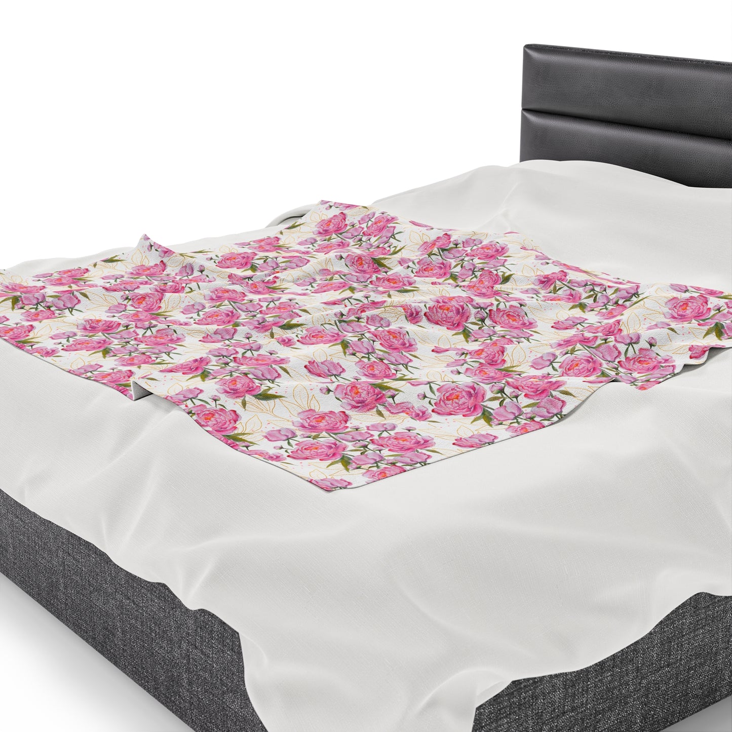 Roses Velveteen Plush Blanket