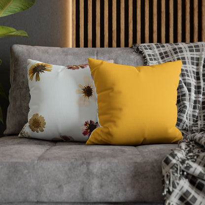 Faux Suede Square Pillowcase
