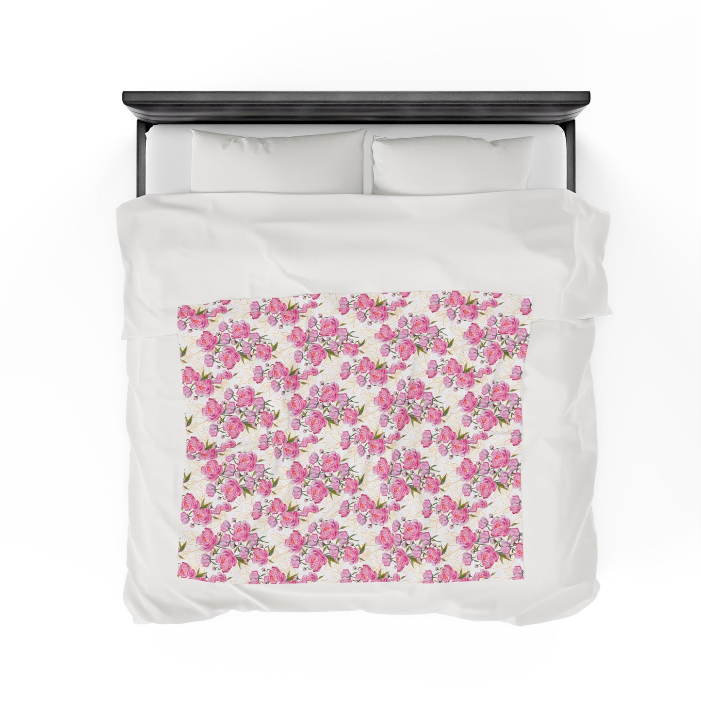 Roses Velveteen Plush Blanket