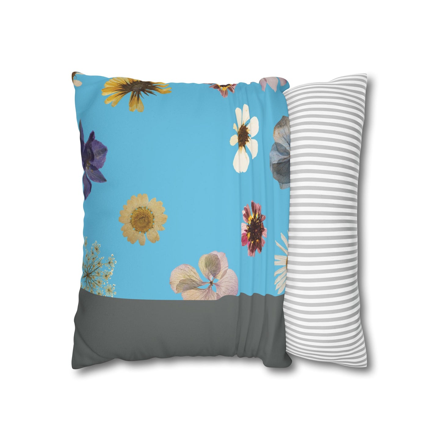 Faux Suede Square Pillowcase