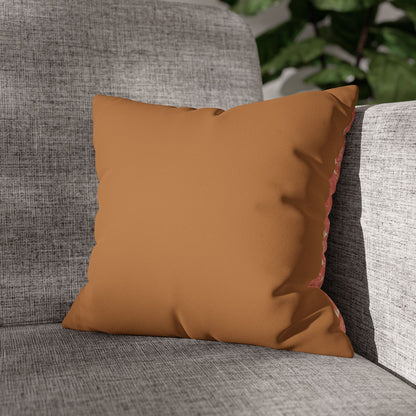 Faux Suede Square Pillowcase
