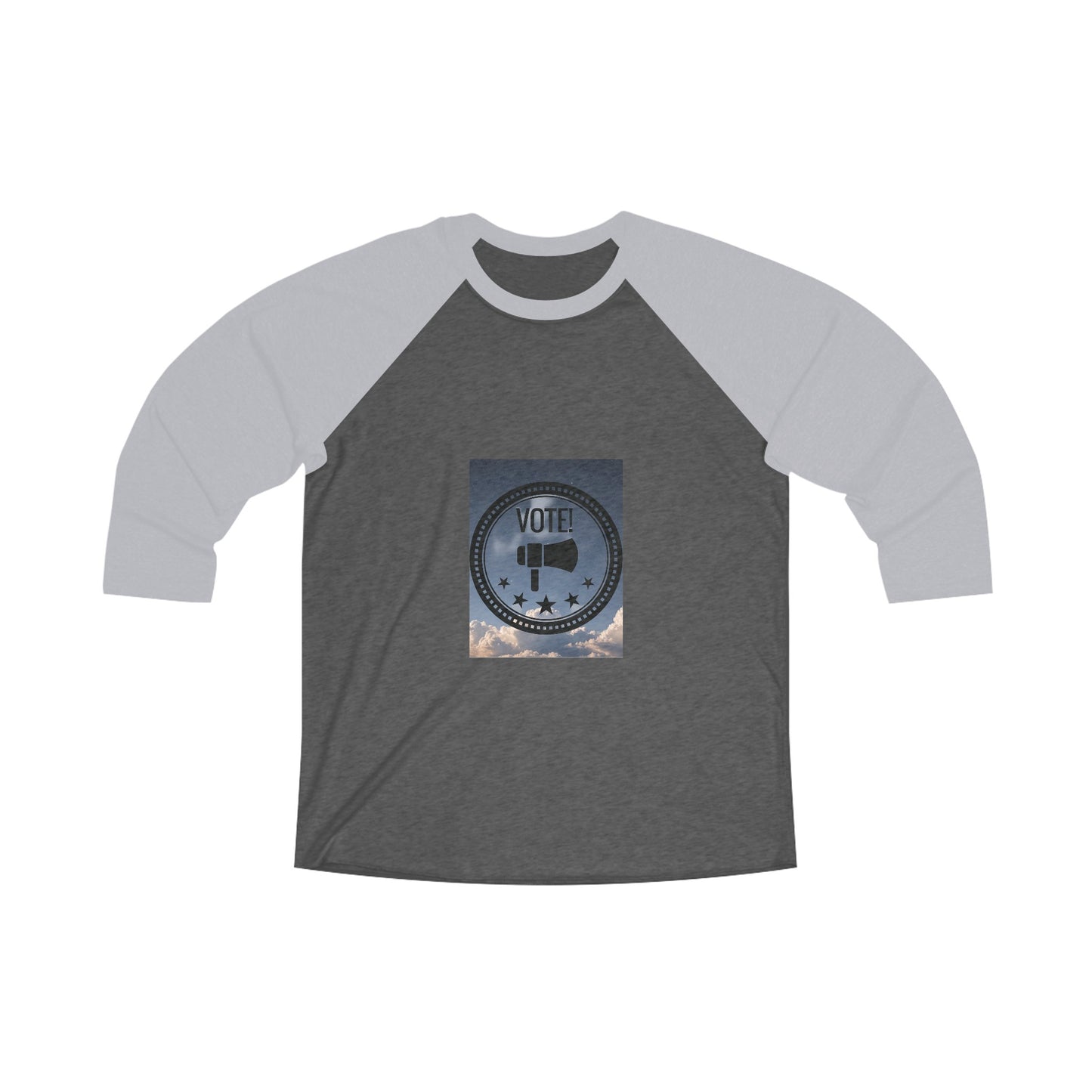 Unisex Tri-Blend 3\4 Raglan Tee