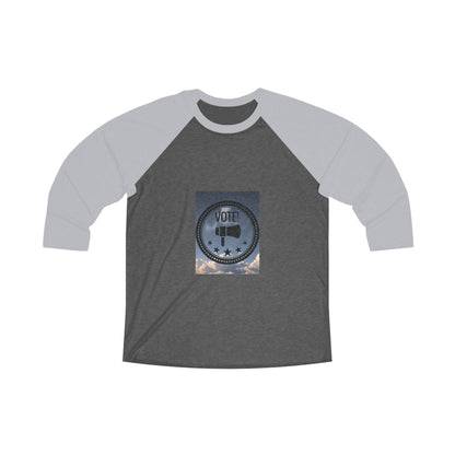 Unisex Tri-Blend 3\4 Raglan Tee