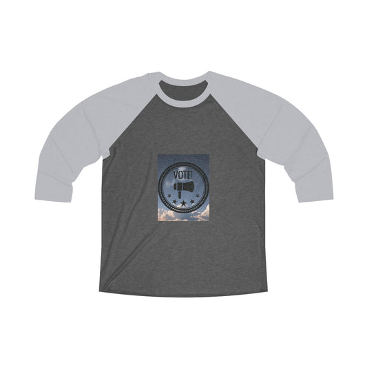 Unisex Tri-Blend 3\4 Raglan Tee