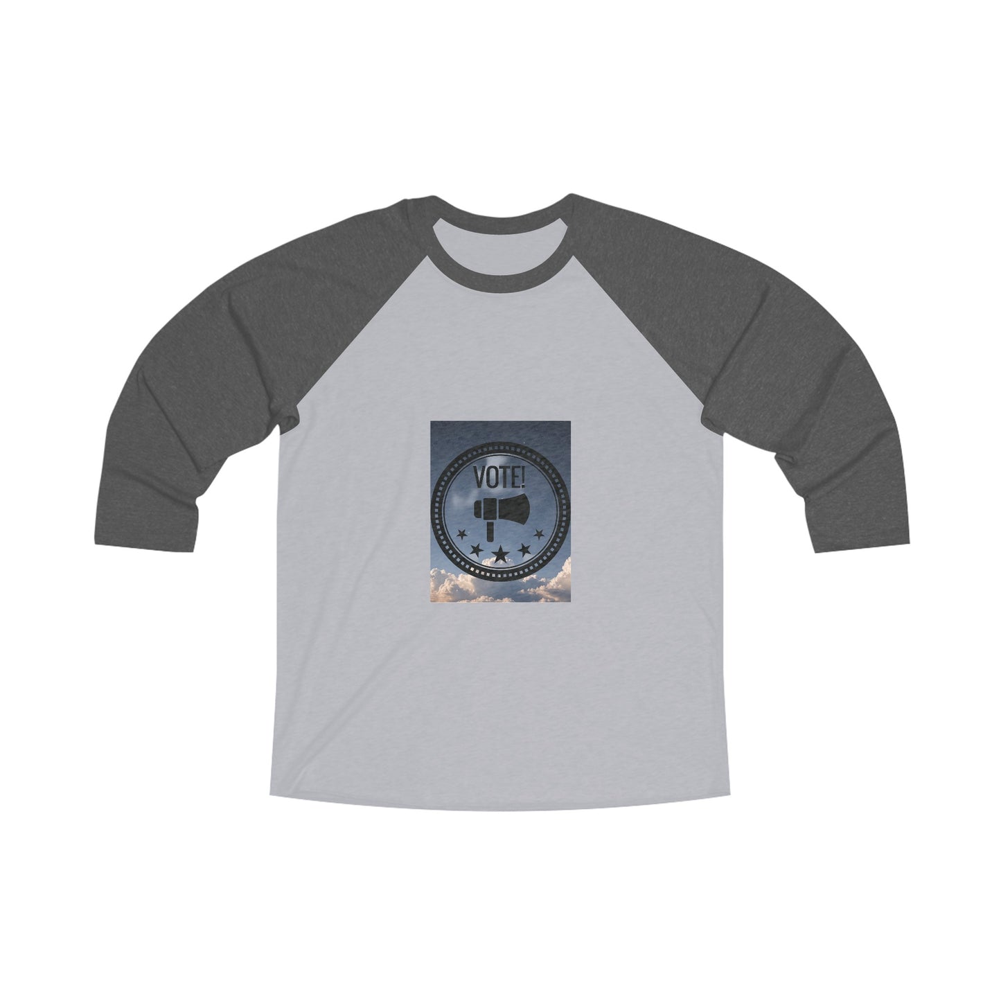Unisex Tri-Blend 3\4 Raglan Tee