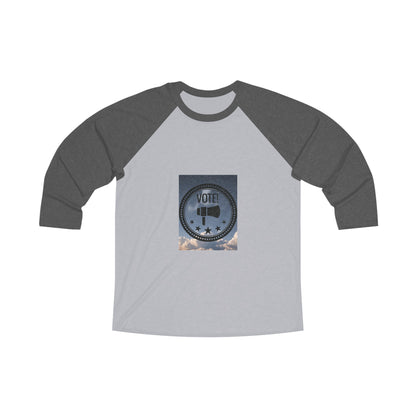 Unisex Tri-Blend 3\4 Raglan Tee