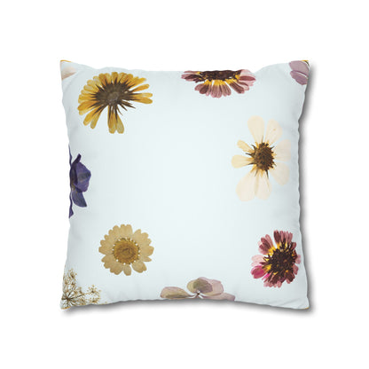 Faux Suede Square Pillowcase
