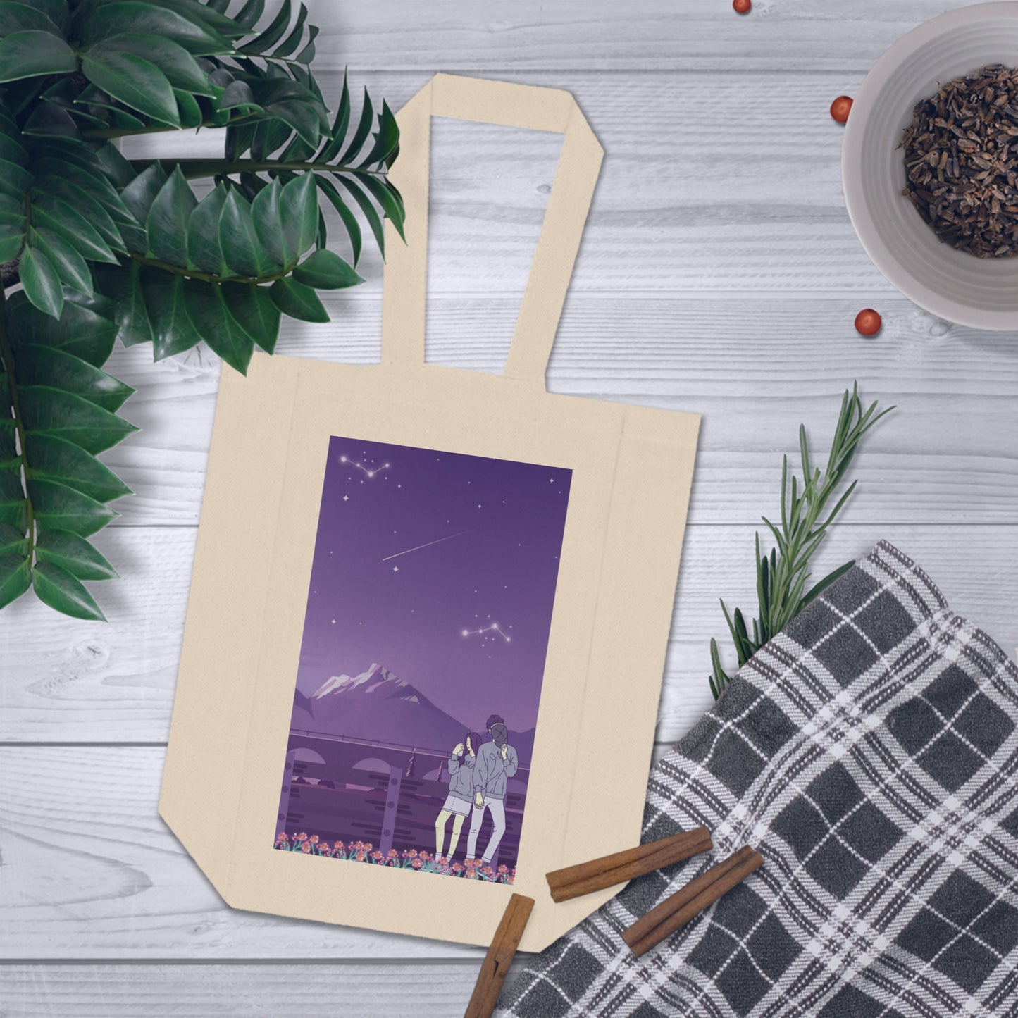 Double Wine Tote Bag