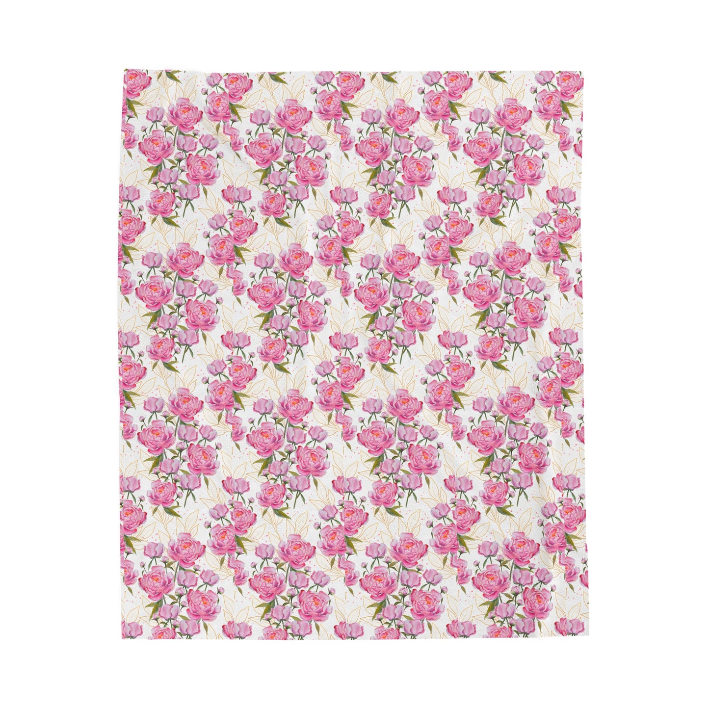Roses Velveteen Plush Blanket