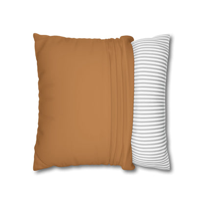 Faux Suede Square Pillowcase