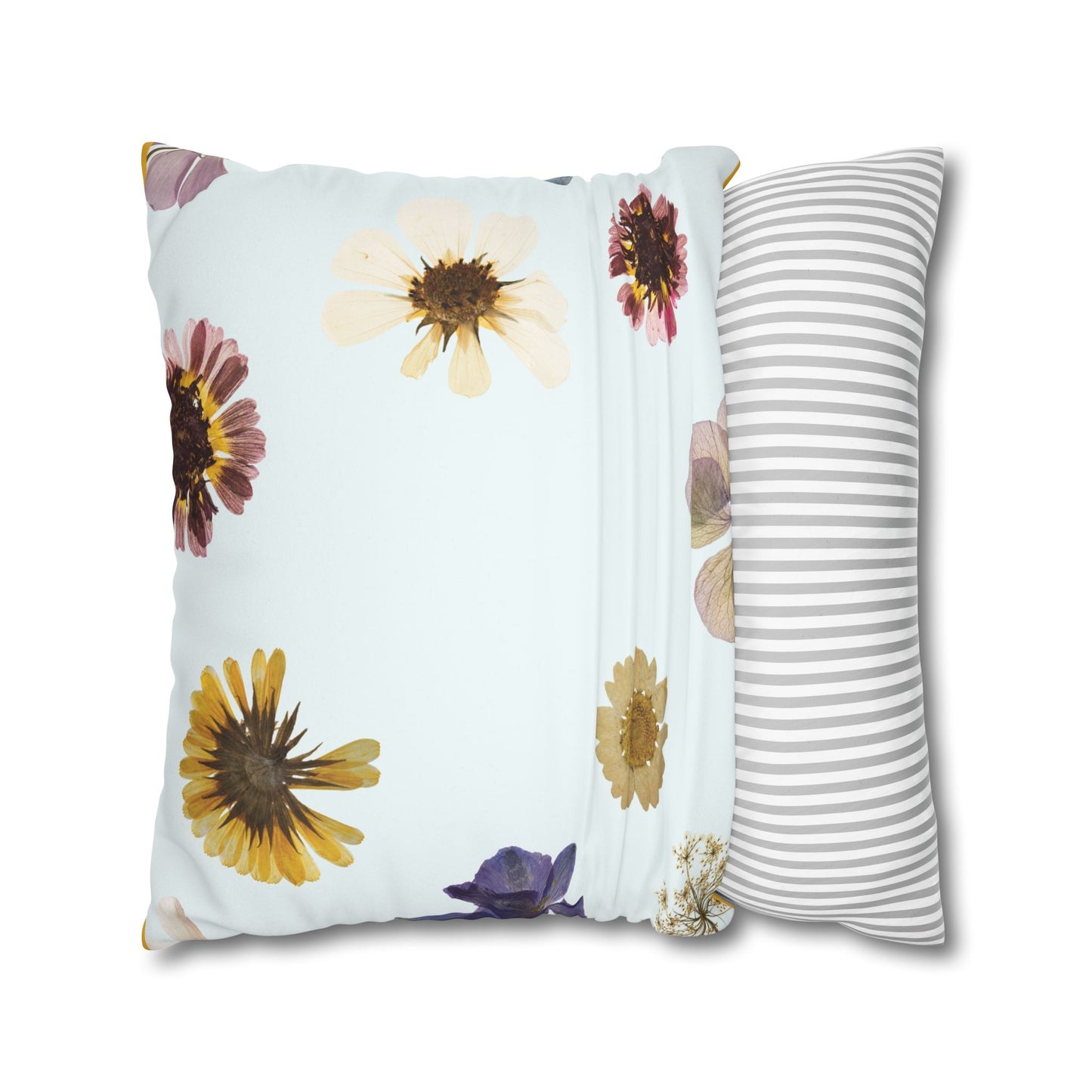 Faux Suede Square Pillowcase