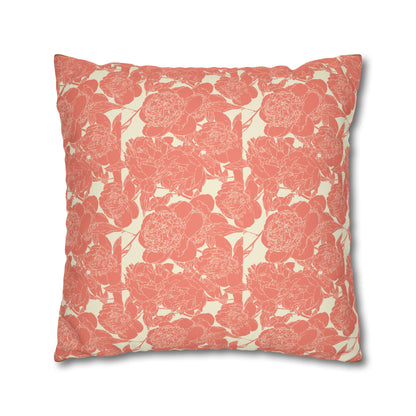 Faux Suede Square Pillowcase