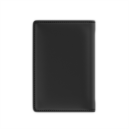 Back of the Passport Cover that is black