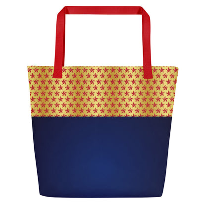 “America the Beautiful” All-Over Print Large Tote Bag